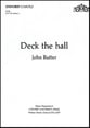 Deck the Hall SATB choral sheet music cover